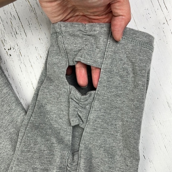 Soft Surroundings Grey Pull On Cutout Ankle Legging Pants Size M - Picture 5 of 9